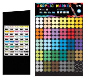 MARKER AKRYLOWY 1-2mm LAZUROWY