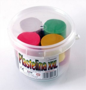 PLASTELINA W WIADERKU 8KOL.PXXL