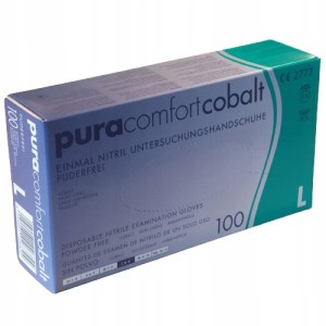 RĘKAWICE NITRYLOWE BEZPUDROWE "L" /100/