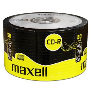 PŁYTY CD-R 80 MAXELL 700MB X52 SPINDL /50/