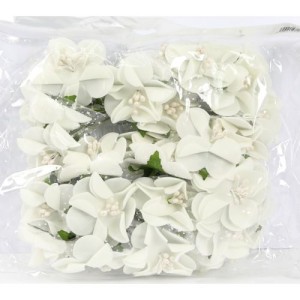 PIANKOWE KWIATY Z PRĘCIKAMI ACM/6X6 KREM