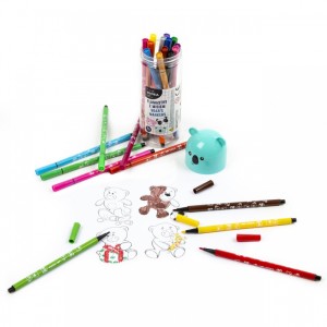 FLAMASTRY Z MISIEM 24 KOL.KIDEA