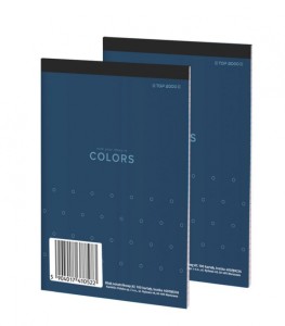 NOTATNIK TOP COLORS A7 100K.KRATKA NIEBIESKI