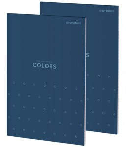 NOTATNIK TOP COLORS A6 50K.KRATKA NIEBIESKI