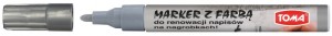 MARKER OLEJOWY TO-448 DO RENOW.NAPISÓW SREBRNY