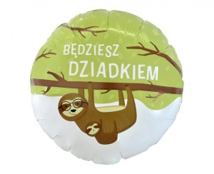 BALON FOLIOWY 18" BĘDZIESZ DZIADKIEM