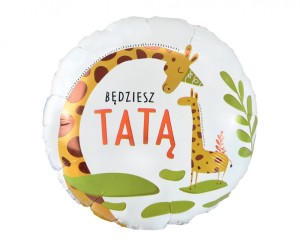 BALON FOLIOWY 18" BĘDZIESZ TATĄ