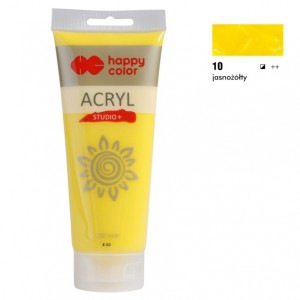FARBA AKRYLOWA STUDIO 200ML H.COLOR JASNOŻÓŁTY