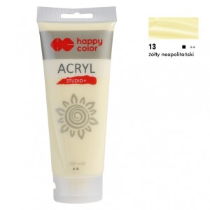 FARBA AKRYLOWA STUDIO 200ML H.COLOR ŻÓŁTY NEAPOLIT