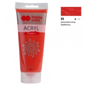 FARBA AKRYLOWA STUDIO 200ML H.COLOR J.CZERW.KADM.