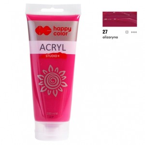 FARBA AKRYLOWA STUDIO 200ML H.COLOR ALIZARYNA