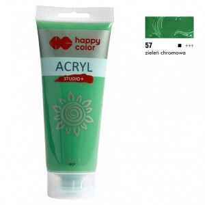 FARBA AKRYLOWA STUDIO 200ML H.COLOR ZIELEŃ CHROM.