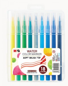 PISAK ARTYSTYCZNY PĘDZELKOWY 1-4mm.WODNY 18KOL.