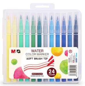 PISAK ARTYSTYCZNY PĘDZELKOWY 1-4mm.WODNY 24KOL.