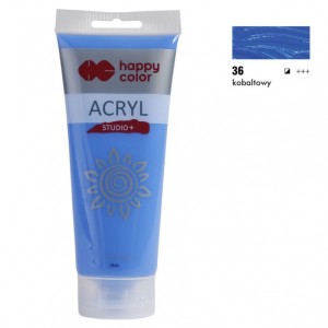 FARBA AKRYLOWA STUDIO 200ML H.COLOR KOBALTOWY