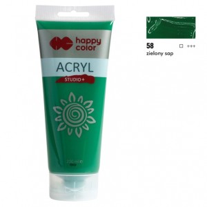 FARBA AKRYLOWA STUDIO 200ML H.COLOR ZIELONY SAP