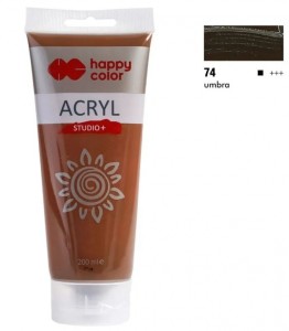 FARBA AKRYLOWA STUDIO 200ML H.COLOR UMBRA