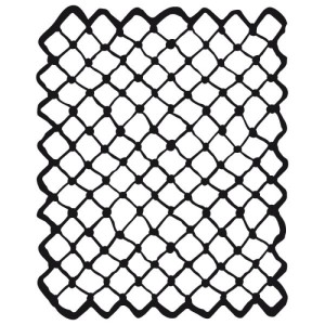 STAMP SZABLON 3D 20X25CM SIATKA