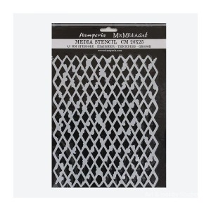 STAMP SZABLON 3D 20X25CM ROMBY