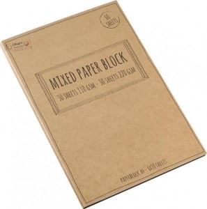 SZKICOWNIK A4 60ark.3KOL.110/220gr.