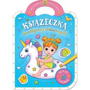 Książeczka kreatywnej dziewczynki. Malowanka wykle