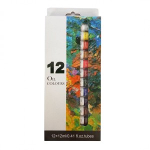 FARBY OLEJNE 12KOL.TUBA