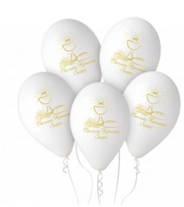 BALONY PREM.HEL PIERW.KOMUNIA ŚW.(KIELICH) 13" /5/