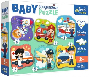 Puzzle Baby Progressive - Zawody i pojazdy!