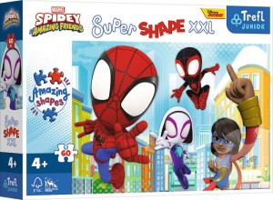 Puzzle 60 XXL Super Shape - Sprytny Spiday!