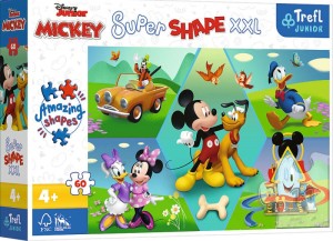 Puzzle 60 XXL S S- Z Mikim zawsze jest wesoło !