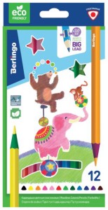 BERLINGO KREDKI PLASTIKOWE "CIRCUS" 12szt.