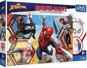 Puzzle 24 SUPER MAXI Spiderman wyrusza do akcji !