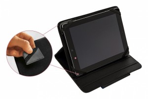 TECZKA KIEROWCY Z MIEJSCEM NA TABLET CZARNA