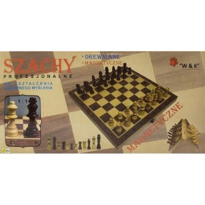 SZACHY DREWNIANE KRÓLEWSKIE 29x29cm.JYWK 377