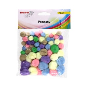 POMPONY PASTELOWE POM02