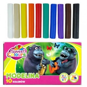 MODELINA 10 KOL.PASTELOWA SWEET COLOURS