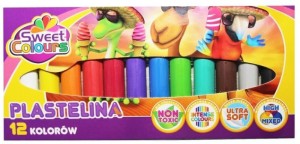 PLASTELINA 12 KOL.PASTELOWA SWEET COLOURS