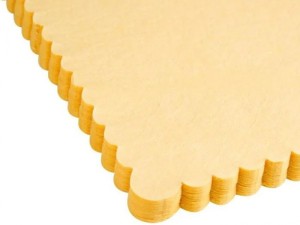 SERWETKI GASTR.ZĄBK.15x15 PASTELOWE ŻÓŁTE 120szt.