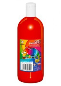 FARBA PLAKATOWA 500ML.SWEET COLOURS CZERWONA