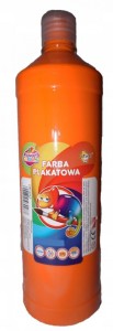 FARBA PLAKATOWA 1000ML.SWEET COLOURS POMARAŃCZOWA