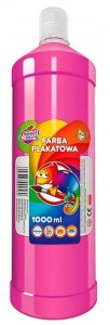 FARBA PLAKATOWA 1000ML.SWEET COLOURS RÓŻOWA