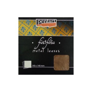 PENTART FOLIA 14cm MIEDŹ 5szt