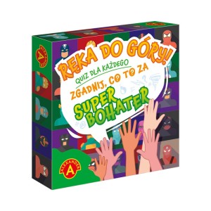 GRA PLANSZOWA QUIZ RĘKA DO GÓRY-SUPERBOHATER !