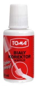 KOREKTOR W PŁYNIE 20ML.PĘDZELEK