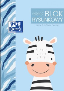 BLOK RYSUNKOWY OXFORD KIDS A3 20K.120gr.BIAŁY