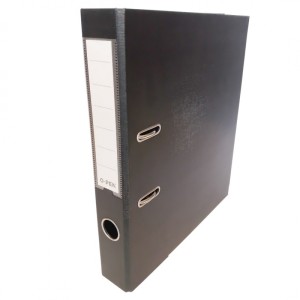 SEGREGATOR A4 5cm CZARNY DWUST.OKLEJANY
