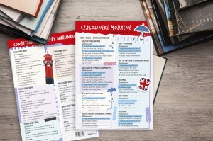 DWUSTRONNA/PLANSZA A4/ANG. CZASOWNIKI MODALNE TRYBY WARUNKOWE