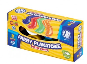 FARBY PLAKATOWE ASTRA 8kol.20ml.
