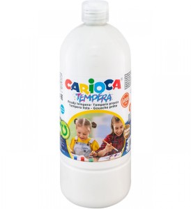 FARBA CARIOCA TEMPERA 1000ml BIAŁA