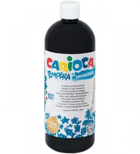 FARBA CARIOCA TEMPERA 1000ml CZARNA
